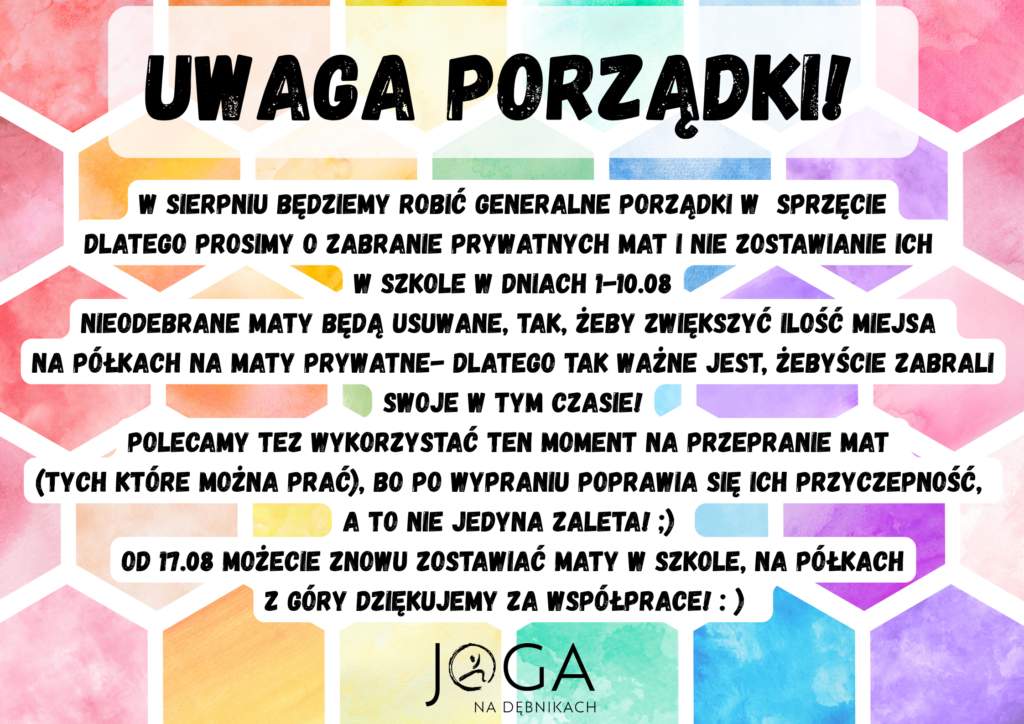Porządki!:)